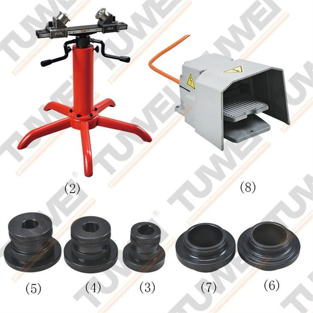 12-дюймовые инструменты для накатки труб с ножным переключателем